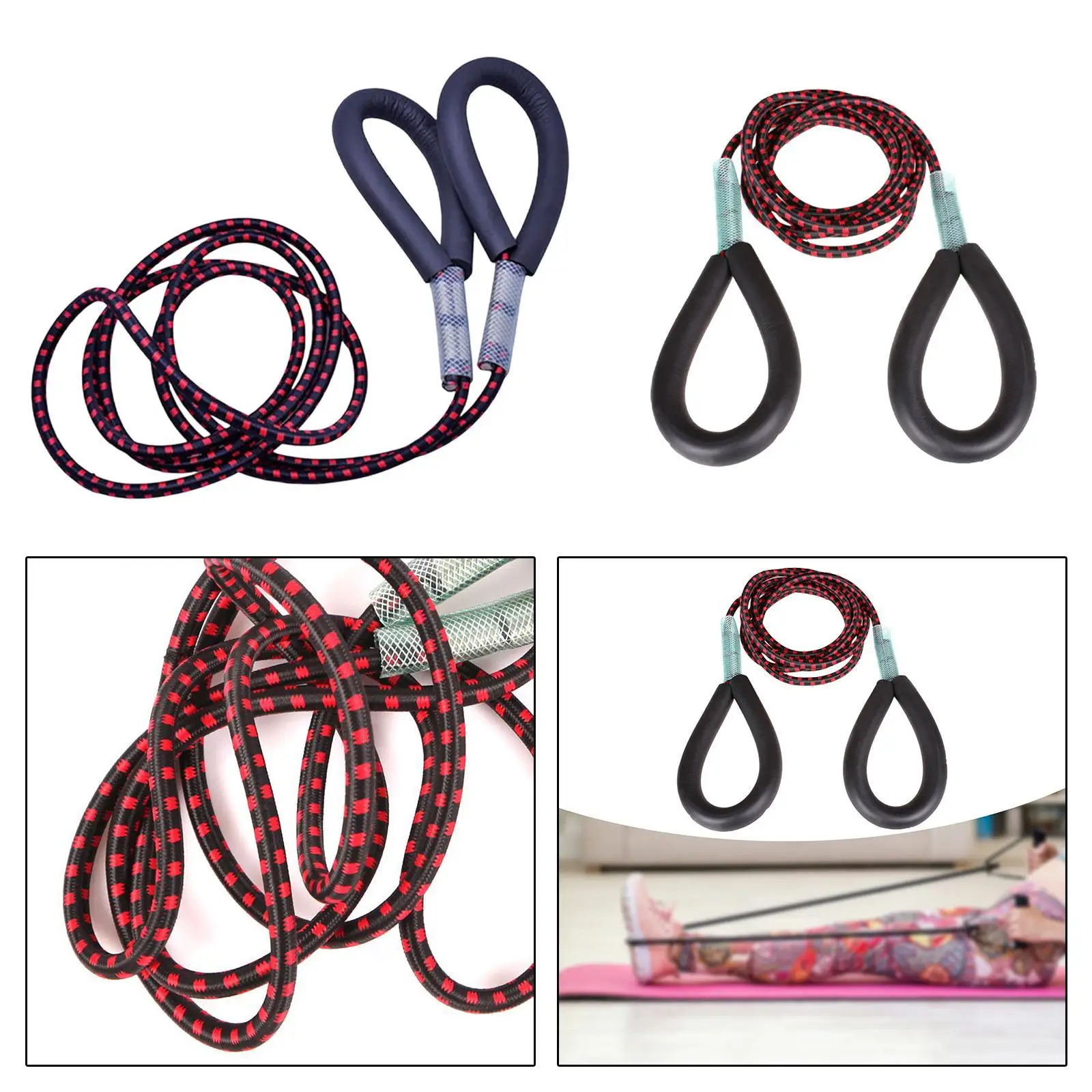 

Single Resistance Band with Handles Workout Band for Stretching Bodybuilding