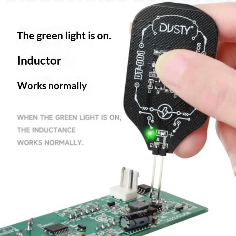 DT001 Electronic Inductance Detector Sensor Precision Circuit Testing DIY Checker for Components, Handheld Detection Module Tool