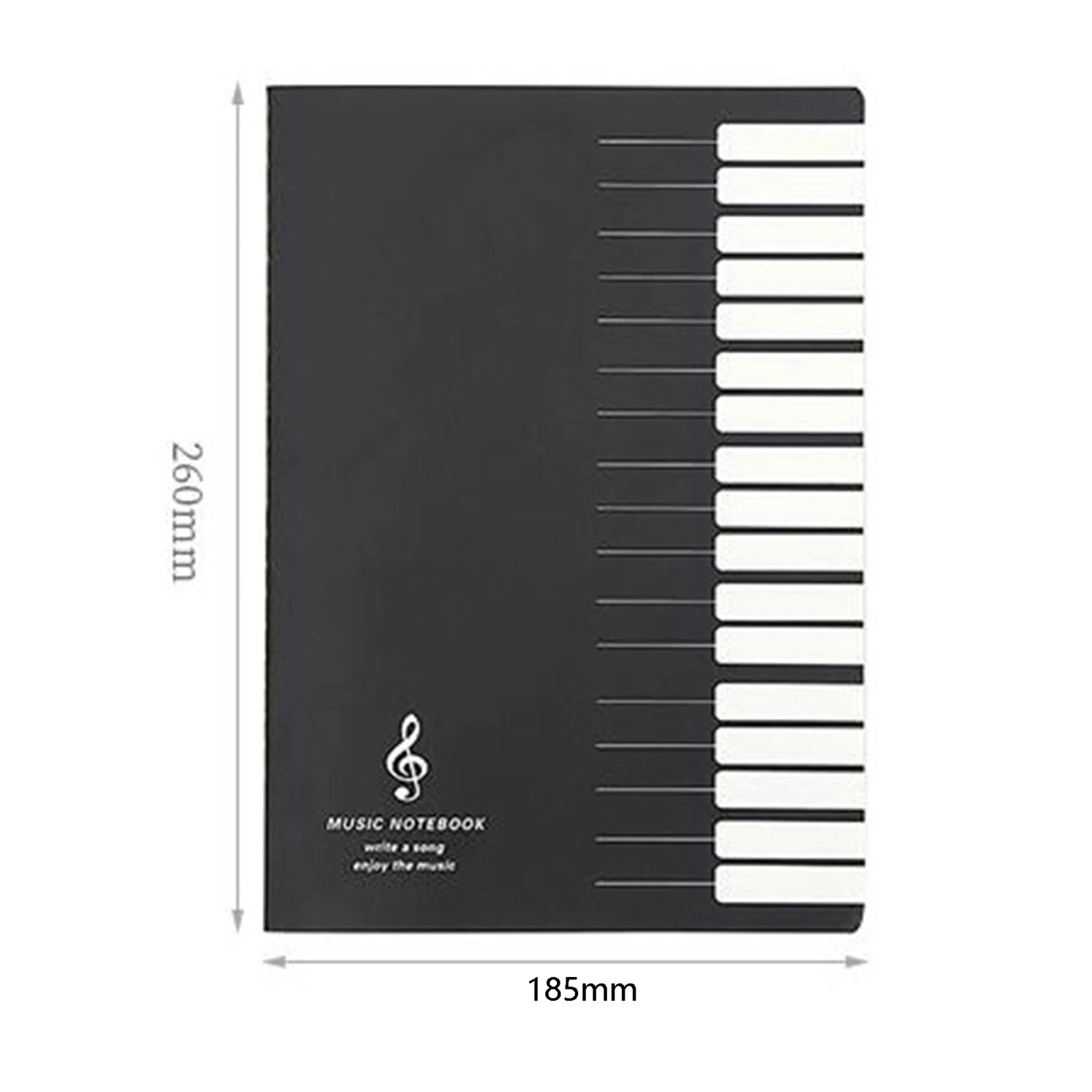 Five Lines Music Notes Notebook Music Tab Staff Stave Notebook