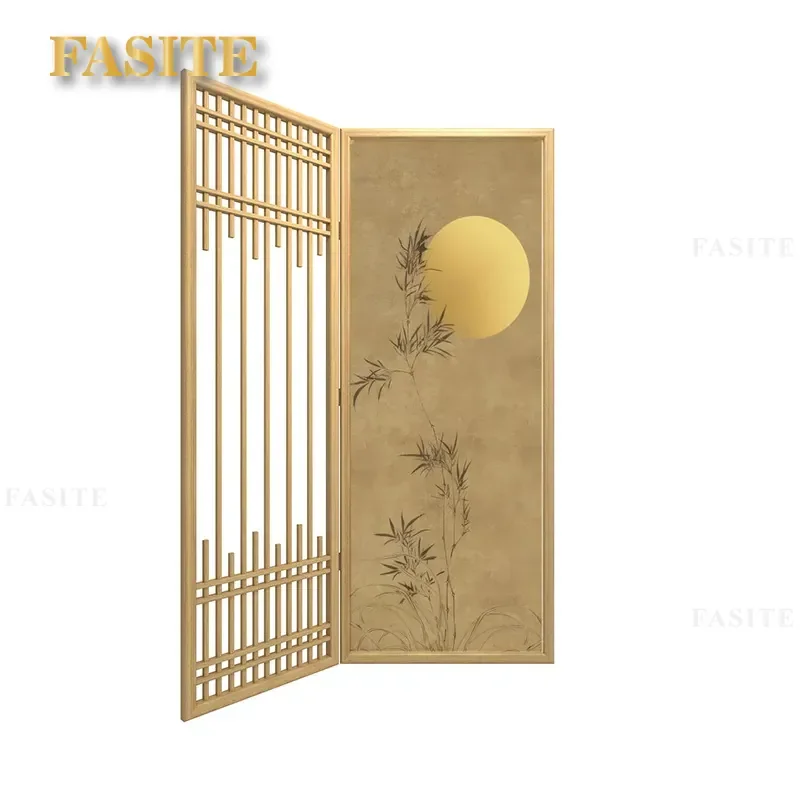For Song Dynasty Aesthetic Fence Screen Chinese Classical Household Tea Room Living Room Corner Blocking Entrance Partition