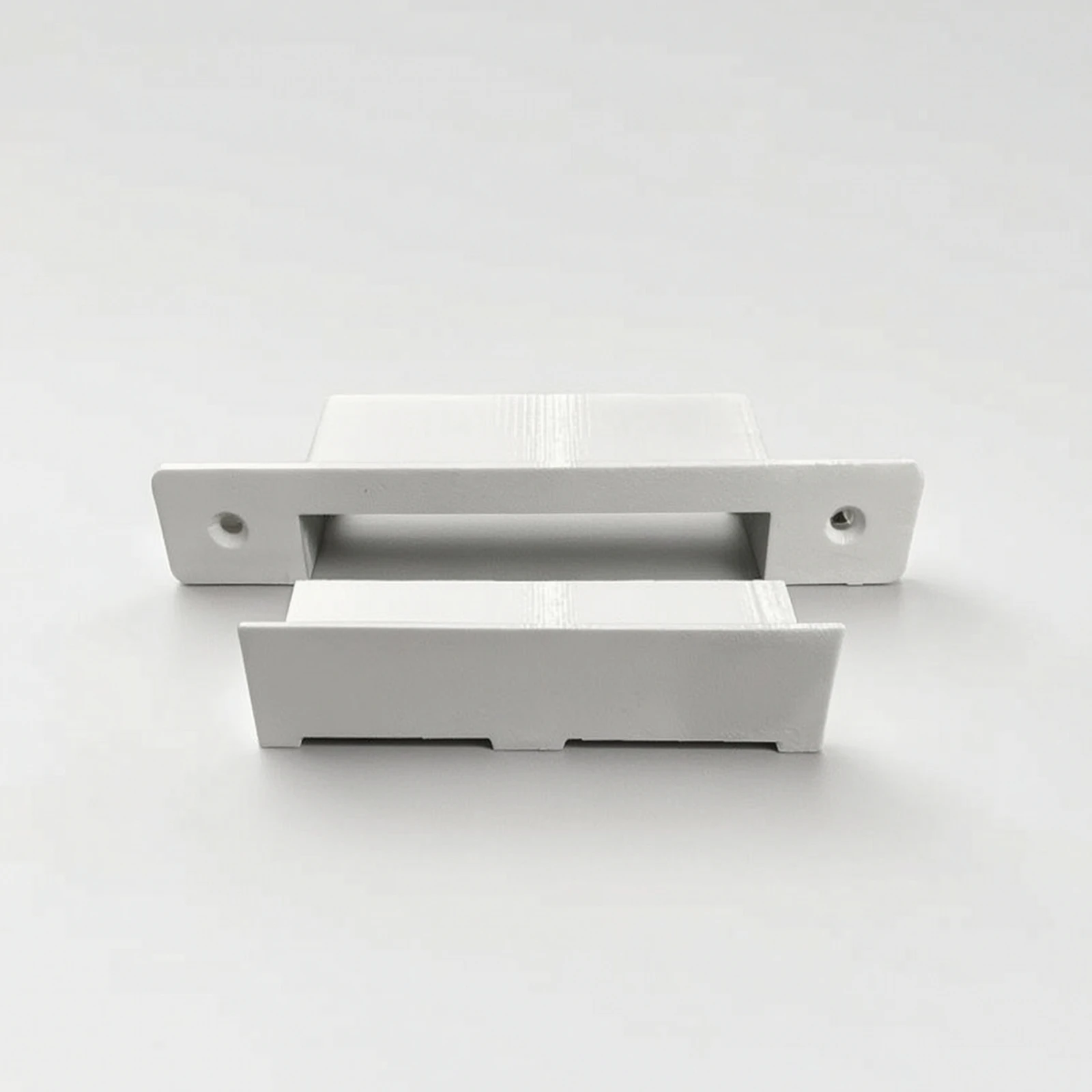 Porch Bottom Bar Drainage System Low-Profile Screen Room Drain Kit Porch Drain with Mounting Holes Aluminum Hardware Recessed