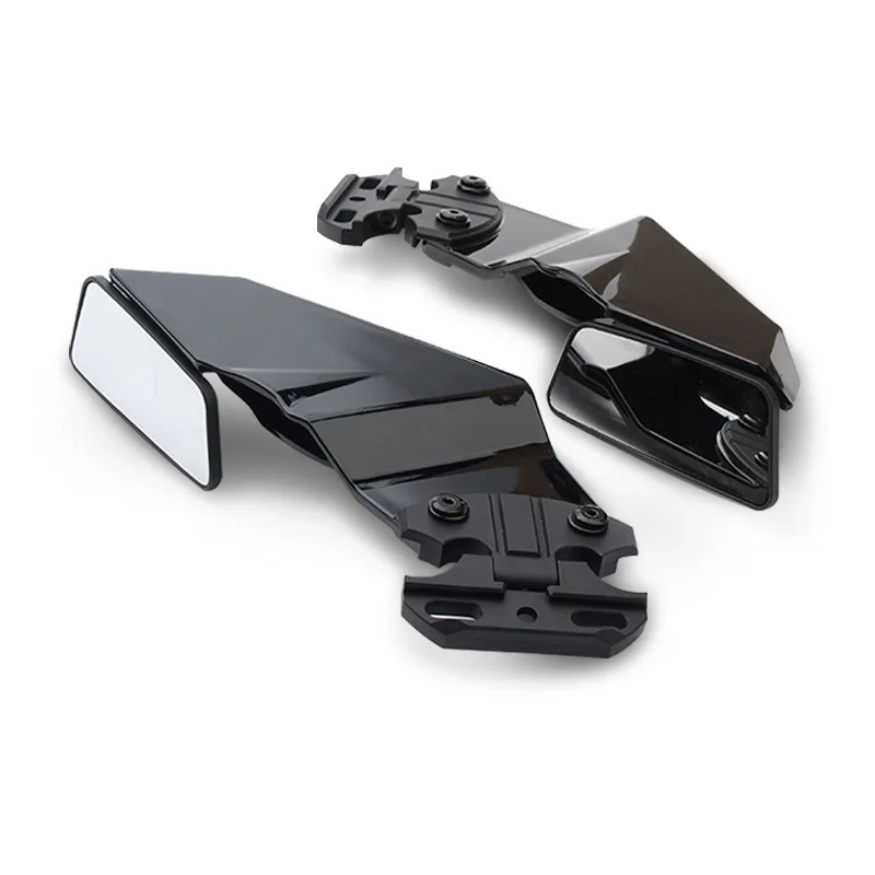 Motorcycle Adjustable Side Wing Spoiler Fairing With Rear View Mirror Fit For HONDA CBR250 CBR300 CBR400 CBR500 CBR 650RR 1000RR