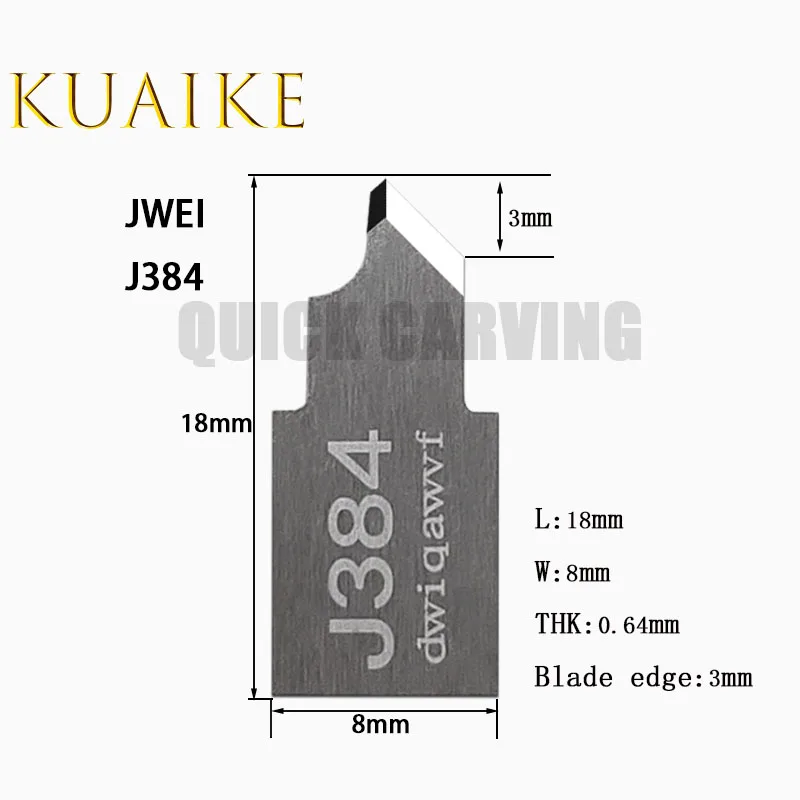 10PCS JWEI Cutting Blade Engraving Cutter Oscillating Vibration Knife JWEI J383 J384 J385 J391 J630 J603-A J603-B