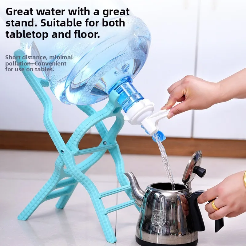 Portable Tabletop Water Bucket Stand Pure Water Dispenser Simple Design Summer Renting Essential Item Multi-Functional Holder