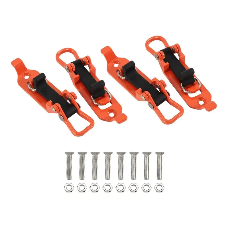 AC88-Fist Clamp Car Trailer RV Boat Home Accessories Orange For Mounting Tools Equipment Auto Wall Mounting Brackets