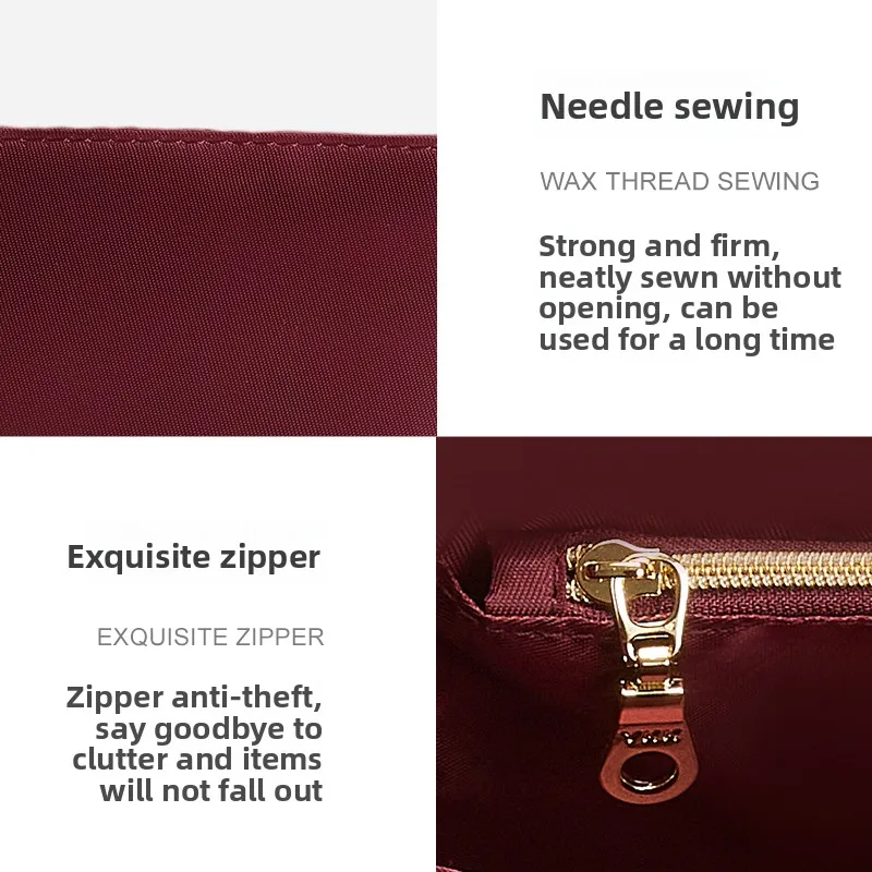 إدراج منظم الحقائب للجميع في مادة النايلون BB، حقيبة متينة تدعم ملحقات حقيبة التعديل الداخلية للتخزين