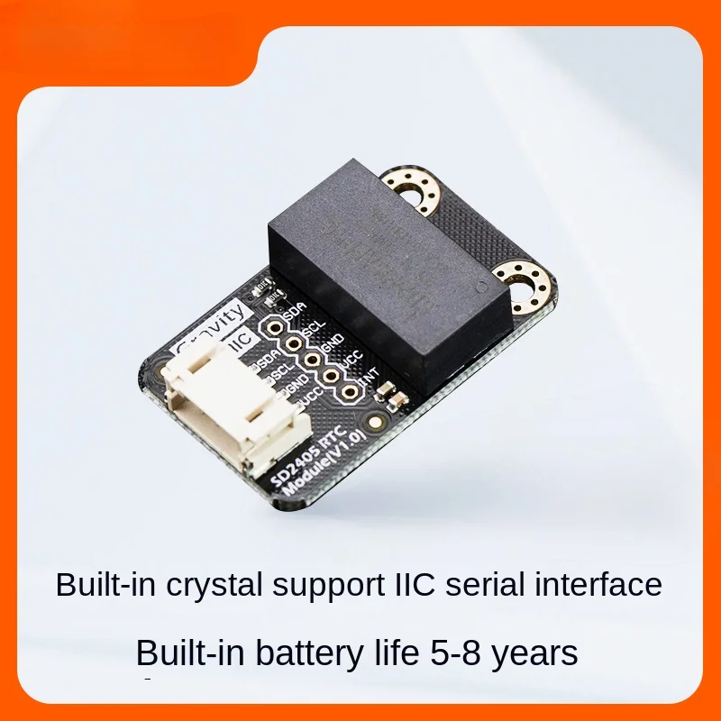 

Gravity: I2C SD2405 RTC real-time electronic clock module high precision compatible with Arduino