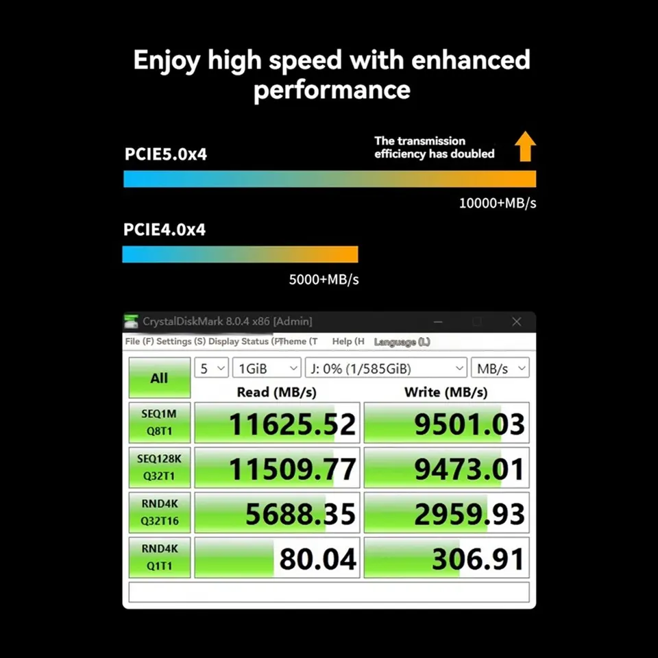 (A03R) PCIe 5.0 - U.2/U.3 NVMe 확장 카드 Gen3 - SFF8639 128Gbps U.2 SSD 확장 카드, PCIE 4.0/3.0/2.0 호환 썸네일 7