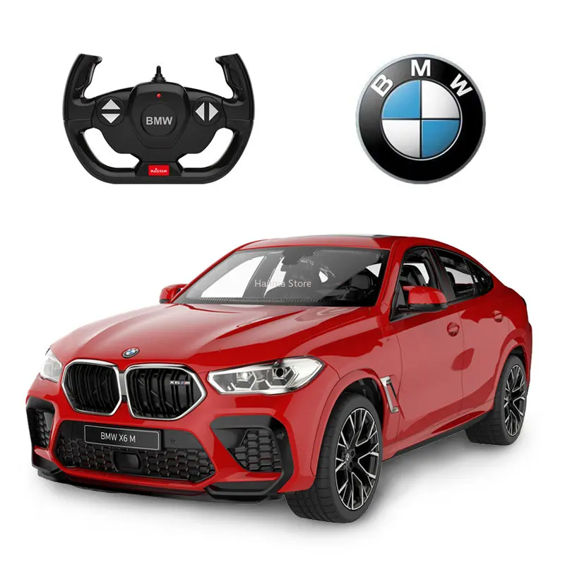 BMW X6 M RC Car 1:14 Scale Remote Control Car Model Radio Controlled Auto Machine Vehicle Toy Gift for Kids Adults