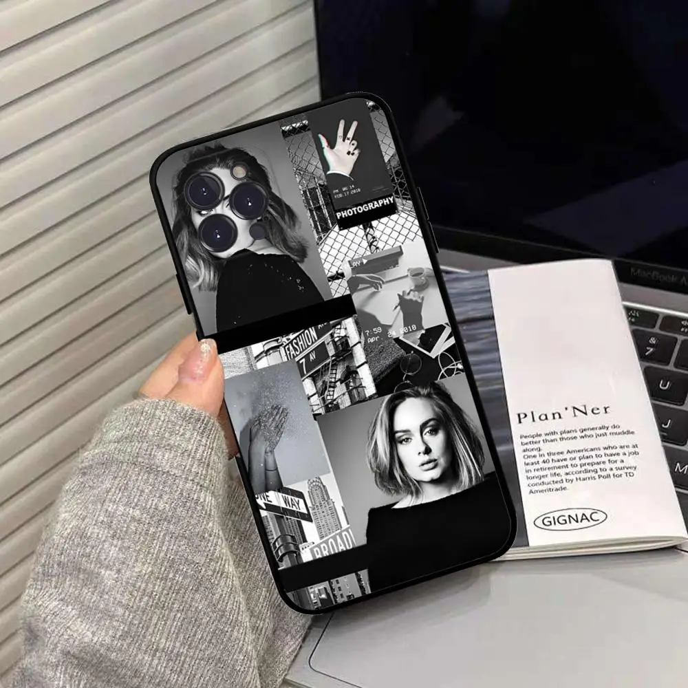 Adele Adkins Singer Phone Case Silicone Soft for iphone 15 14 13 12 11 Pro Mini XS MAX 8 7 6 Plus X XS XR Cover