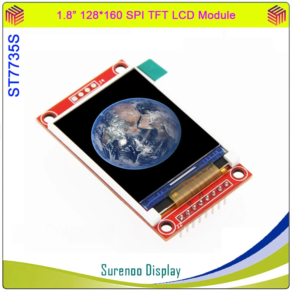1.8 inch 128*160 SPI Serial TFT LCD Module Display Screen Driver IC ST7735 ST7735S for MCU Without Touch Panel