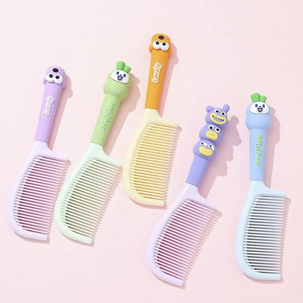 

Cute Cartoon Hairdressing Comb Durable Anti-static Pointed Tail Combs Fine-toothed Portable Straight Hair Comb Students