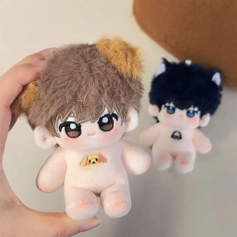 10 cm Mini Skelet Wu Xie Katoenen Pop met Tibetaanse Monniken Sneeuw CP Kostuum Time Raiders DMBJ Dress-up Pluche Marionet Speelgoed voor Gift