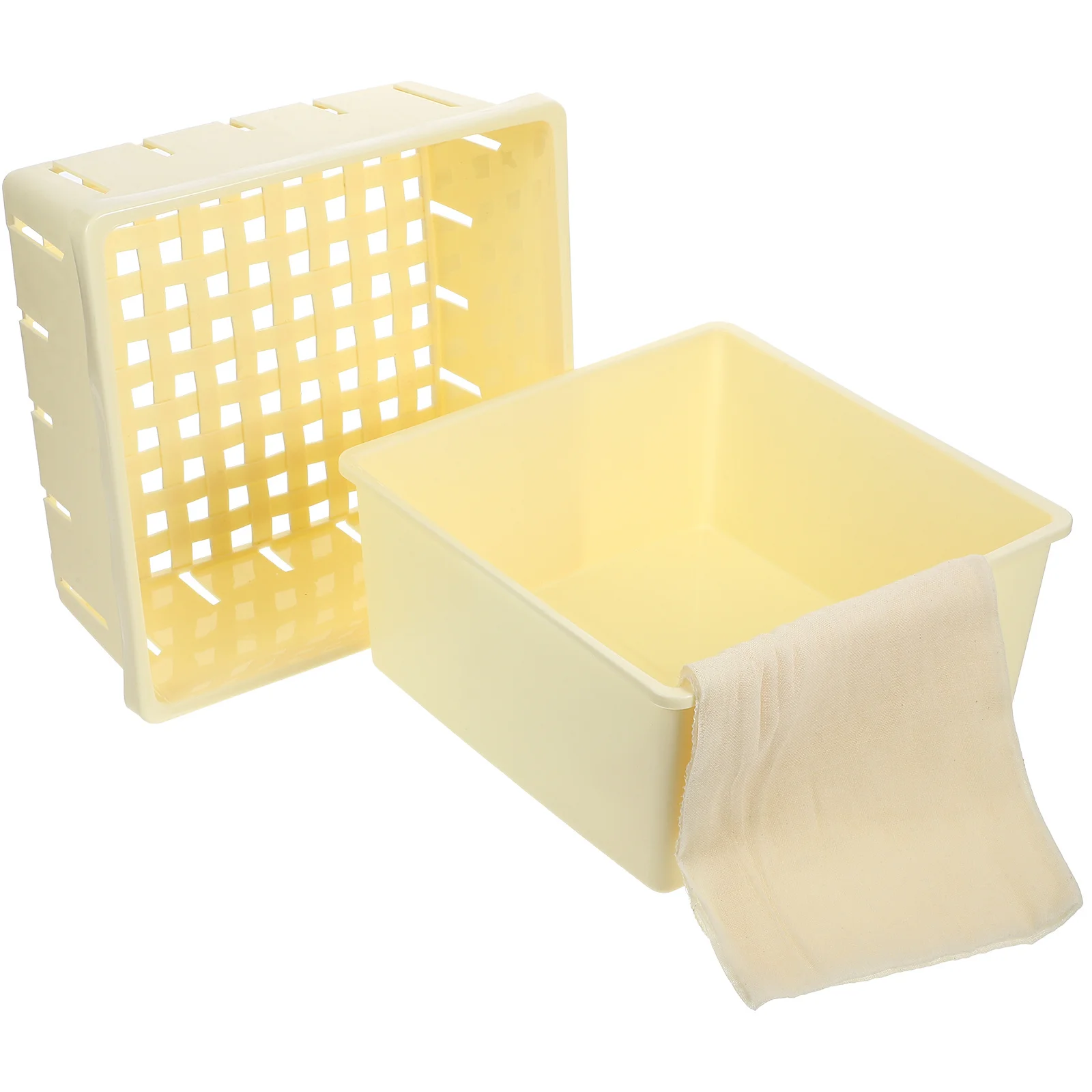 

1 set Press Mold For Homemade Tofu Making Diy Tool Household Bean Curd Presser Kitchen Tofu Moulds Lightweight Easy Clean