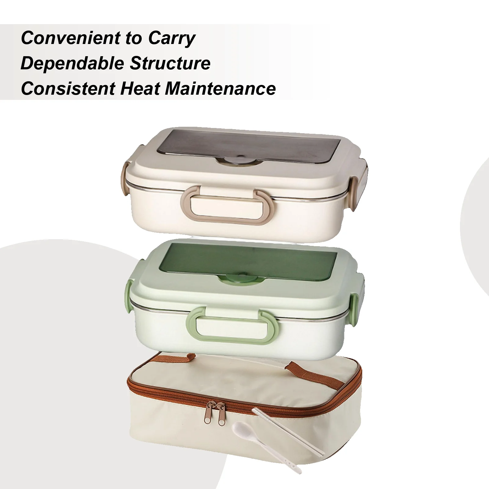

Insulated Lunch Box Meal Container For Camping Portable Meal Storage Case Food Container Large Capacity For Picnic Outdoor