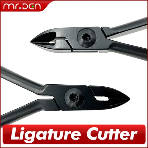 MR DEN-Alicates de ortodoncia Dental, Mini cortador de alambre ligero, alicates para ligadura, herramientas dentales, cables de arco de ortodoncia