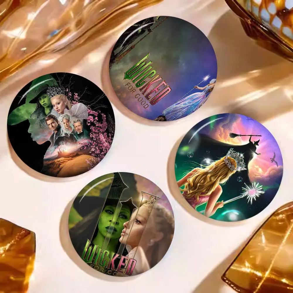 Movie W-Wicked 58mm Cute Series Pins Funny Badge Interesting Cartoon Animals Brooches Backpack Clothes Gift Accessory