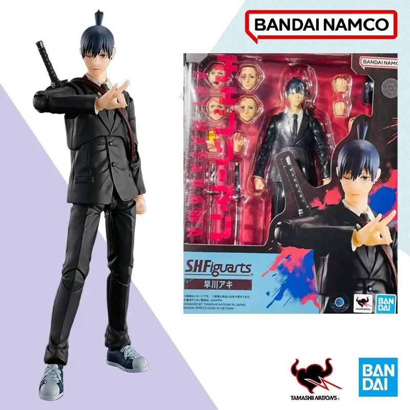 

Original box Bandai SHF S.H.Figurats AKI HAYAKAWA Figure Finished Model Anime Action Original Bandai Toy Gift for kids In Stock