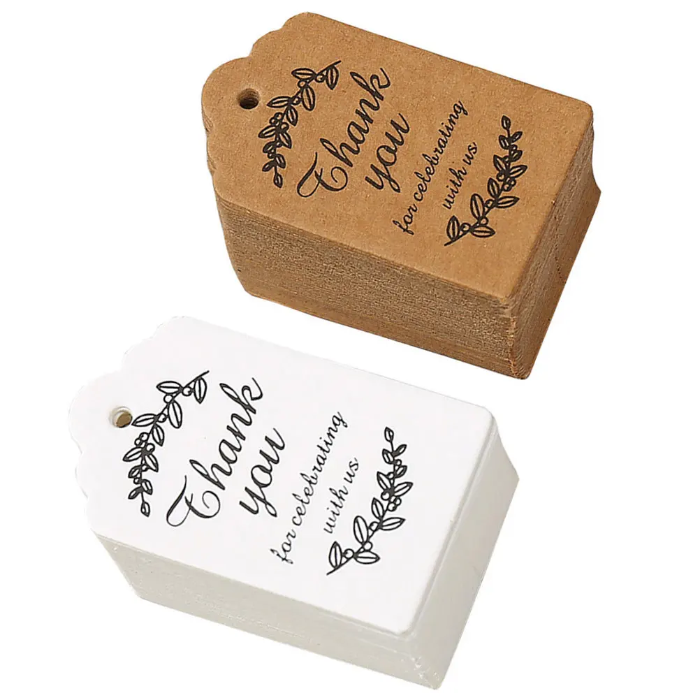 200Pcs Decorative Thank You Tags Paper Labels for Teachers Appreciation Gifts and Craft Projects Teacher Appreciation Tags