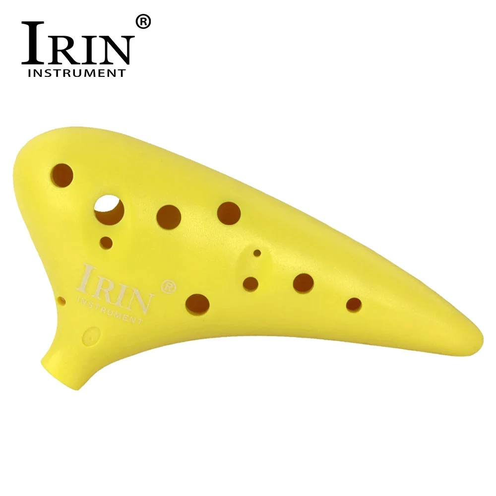 IRIN 12 Hole Ocarina 4 Colors ABS Plastic Ocarinas Instrument Easy to Learn And Carry For Music Lover and Beginner With Bag