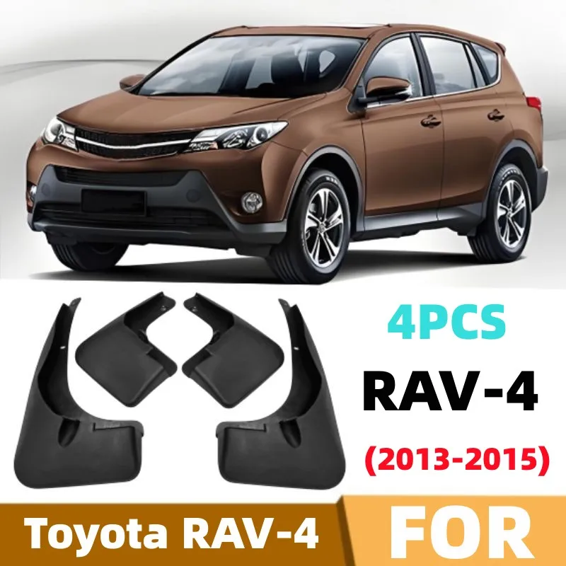 Für Toyota RAV-4 RAV4 2013 2014 2015 4 Teile/satz Auto Schmutzfänger Vorne Hinten Rad Kotflügel Spritzschutz Kotflügel Externe Zubehör