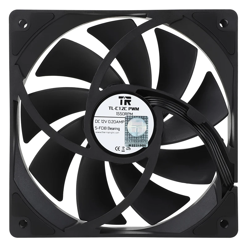 Thermalright TL-C12C 120mm Cooling Fan 5V 3PIN ARGB pc gamer Adjust Speed Cooler argb Adjustable computer Case Fan ventilador