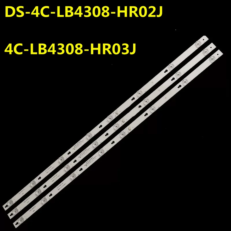 LED Backlight Strip For Shine0n 2D02636 DS-4C-LB4308-HR02J 4C-LB4308-HR03J L43s4900fs L43s4700fs L43E5800-UD LE43D8600 L43F3800A