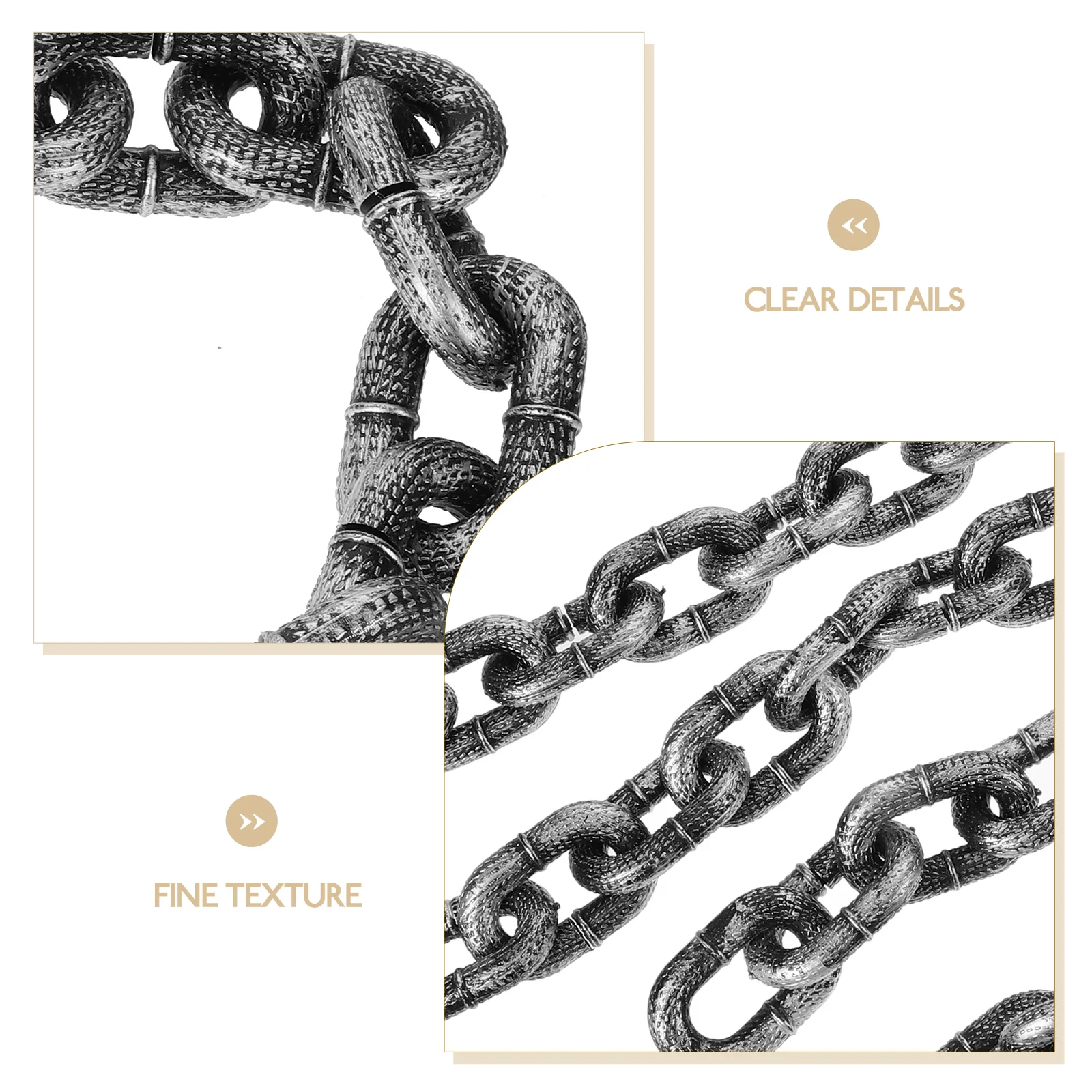 2 M simulato catena di ferro decorazione decorativa gonfiabile puntello decorazioni cosplay oggetti di scena Miss Room