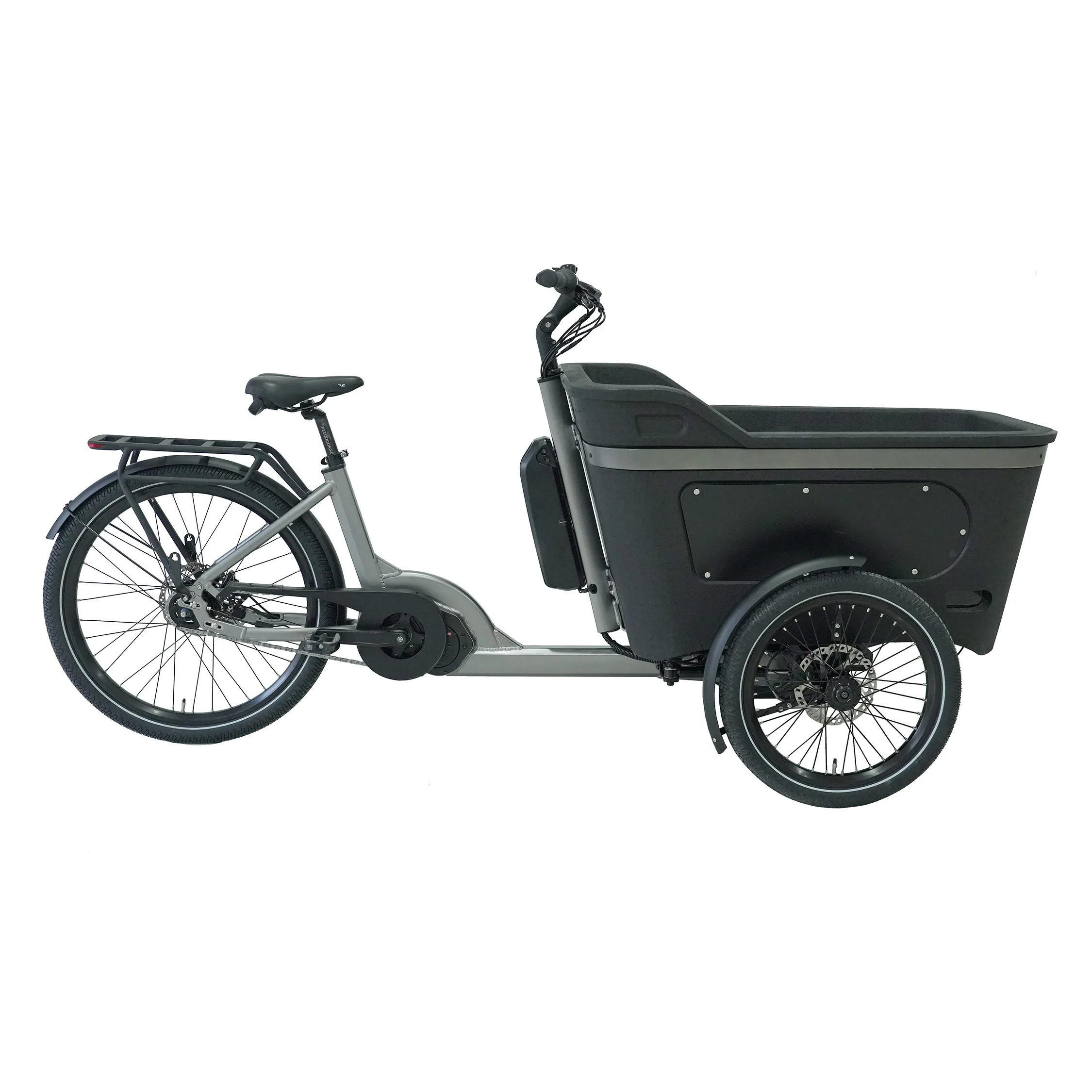 Electric front cargo bicycle 15ah cargo electric vehicle range 90-120 kilometers front cargo electric bicycle