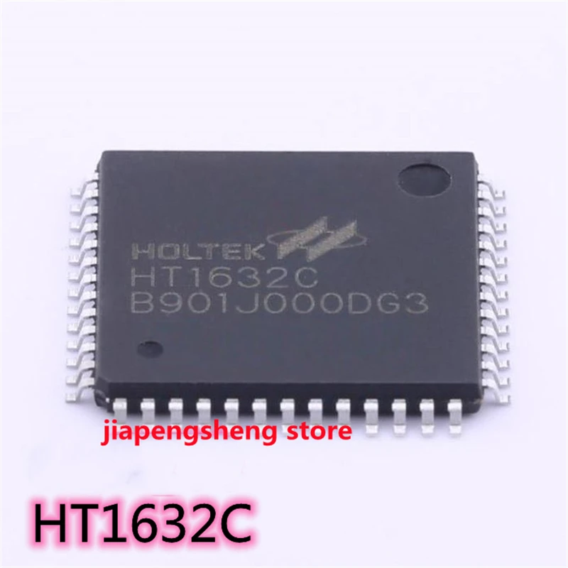 Industrial Grade Digital Tube LED Display, Lattice Driver IC, New, Original, Authentic, HT1632C Patch, LQFP-52, In Stock, 5Pcs