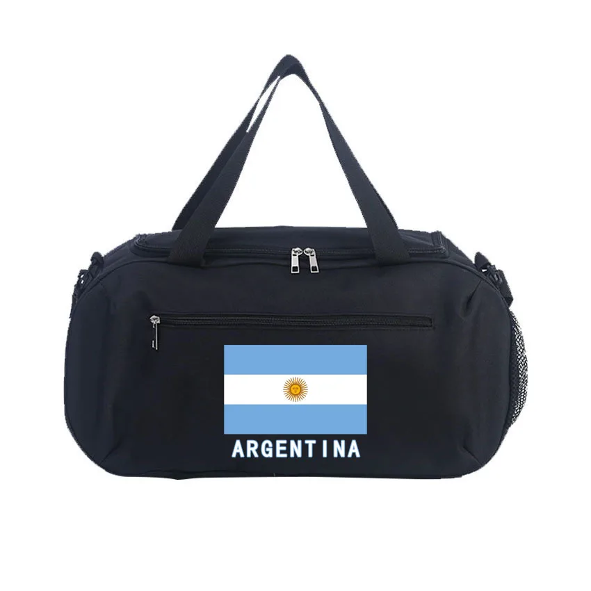 

Yoga Mat Bag Gym Fitness Handbags Women Men Training Gymtas Outdoor Sports Bags Argentina Flag Printed Basketball Football Bags