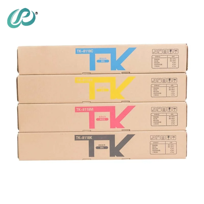 

4PCS/Set TK-8118 Toner Cartridge for Kyocera ECOSYS M8124cidn M8130cidn Copier Refill Toner Cartridge CMYK