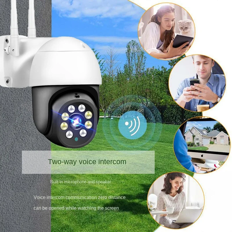 

High definition wireless dual light night vision ball machine camera outdoor high definition intelligent waterproof