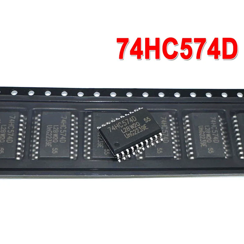 (10piece)100% New 74HC574D SOP20-7.2MM Chipset