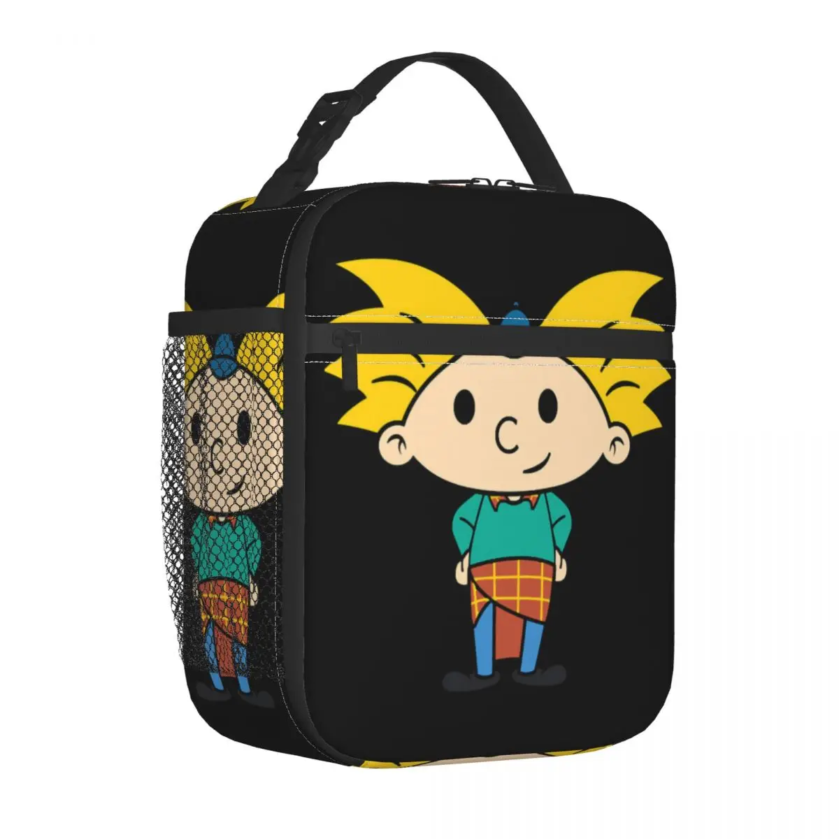 Custom Cartoon Tv Helga Pataki Lunch Bag Women Cooler Thermal Insulated Lunch Box for Kids School Children