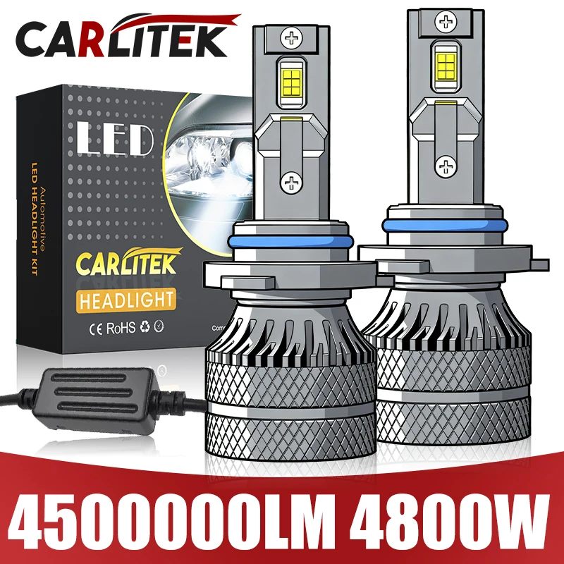 4500000LM H4 H7 LED Headlight Canbus No Error H1 H11 H8 9005 9006 9012 HB3 HB4 H9 Turbo 12PC 5570 CSP 6000K 4800W Fog Headlamp