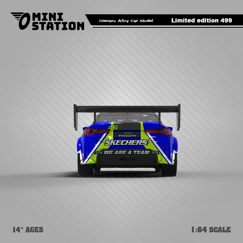 Mini Station 1:64 M4 Rossi\'s Racing Diecast Model Car