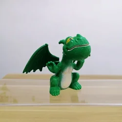 Mcss Train Dragons Anime Cartoon Green Dinosaur Figures Wings Movable Doll Children Interactive Toys Boys Girls Gifts