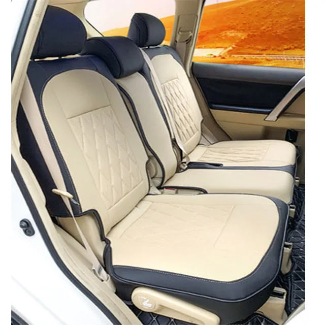 

Reli3 Car Seat Cover Fully Enclosed Four Seasons Cushion Interior Leather case Auto Parts for Toyota Land Cruiser Prado