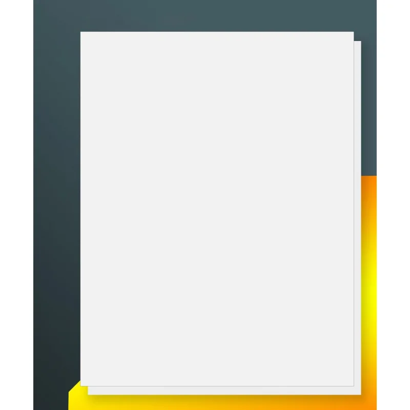 8.5 x 11 Full Sheet Label Sticker Paper Laser & Inkjet Printers [150 Sheets,150 Labels]