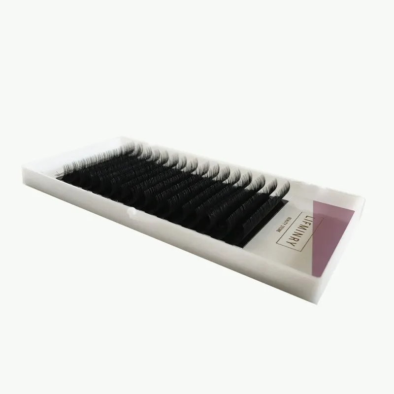 4 cajas J B C D 7mm ~ 15mm extensión de pestañas visón de alta calidad. Extensión de pestañas