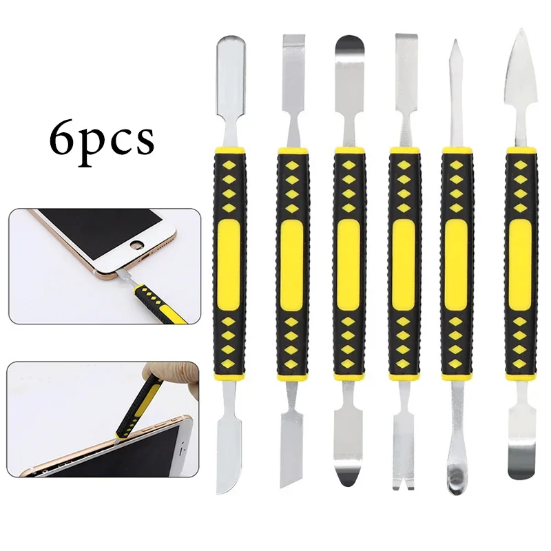Universal Metal Crowbar Set Phone Repair Tools Kit Phone Screen Disassembly Blades Pry Opening Tool Phone Repair Hand Tools Set