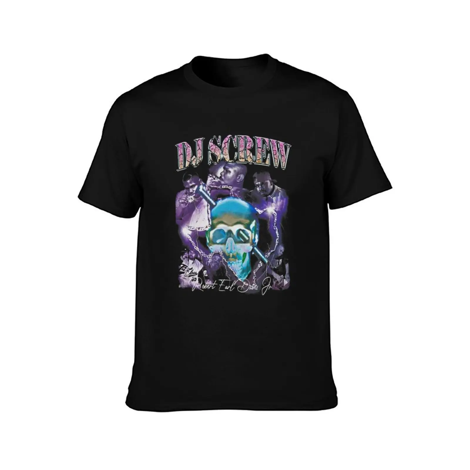 DJ Screw Vintage 90'| Perfect Gift T-Shirt, Summer Casual Cotton Tee, Oversized Streetwear Tops, Vintage Graphic Print