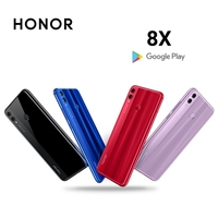 HONOR 8X Smartphone Android 6.5 inch 4+128GB ROM 4G Network Google Play Store Mobile phones Dual SIM 3750 mAh Cellphones