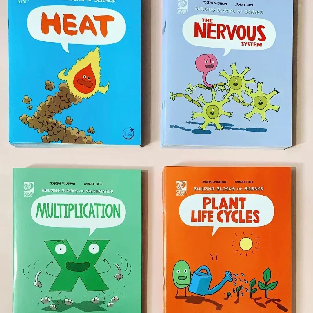 

Полный набор из 32 томов «Это физика, биология, растения, математика) Детские научно-популярные английские учебники в мягкой обложкеB