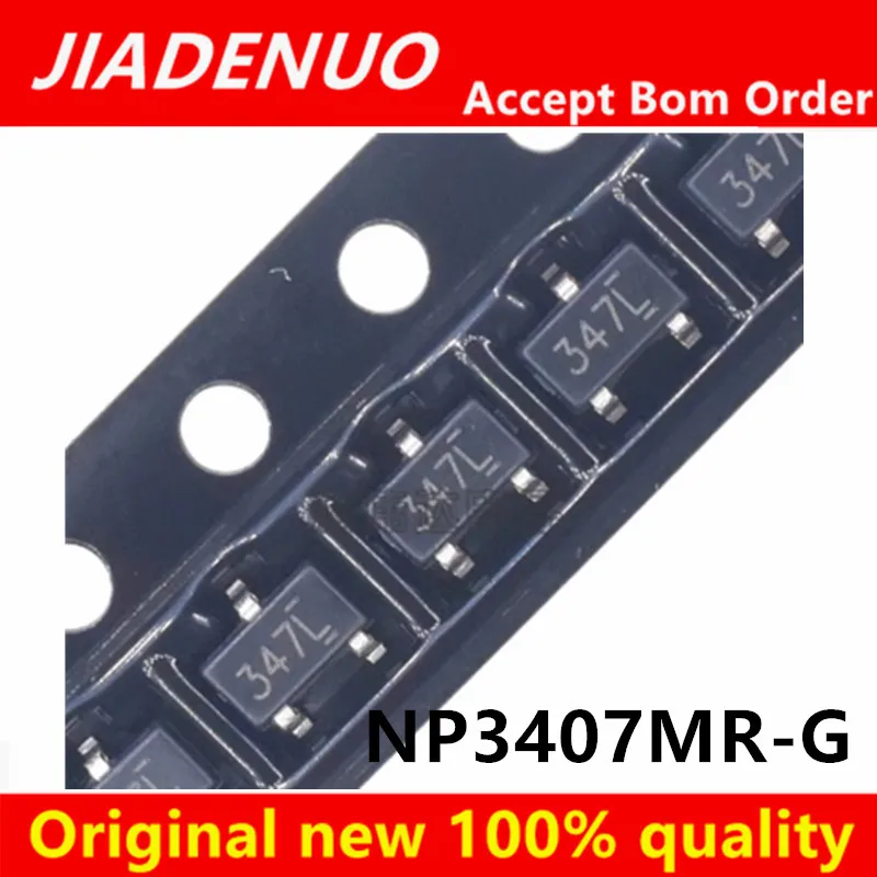 (5-10pcs)100% New NP3407MR-G SOT23-3L Screen Printing 347L MOSFET Chipset