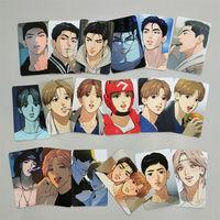6pcs/set Anime Magic Spell Lomo Card  Zhou Zaijing, Jindan Cartoon Mini Postcard Photo Cards Fans Collection Photocards Gift