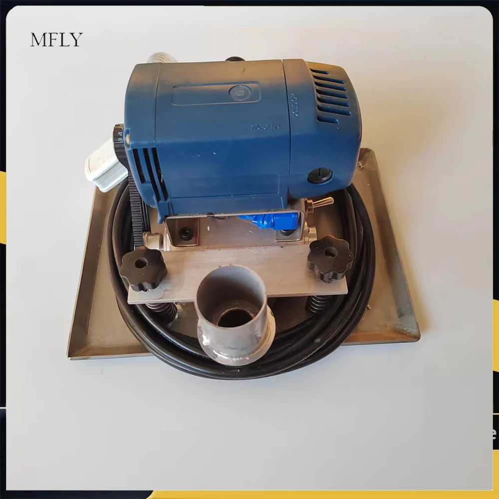 500W Portable Flat Carpet Rug Shearing Machine with 3inch Blade for Sculpting Tufting Gun Adjustable Depth