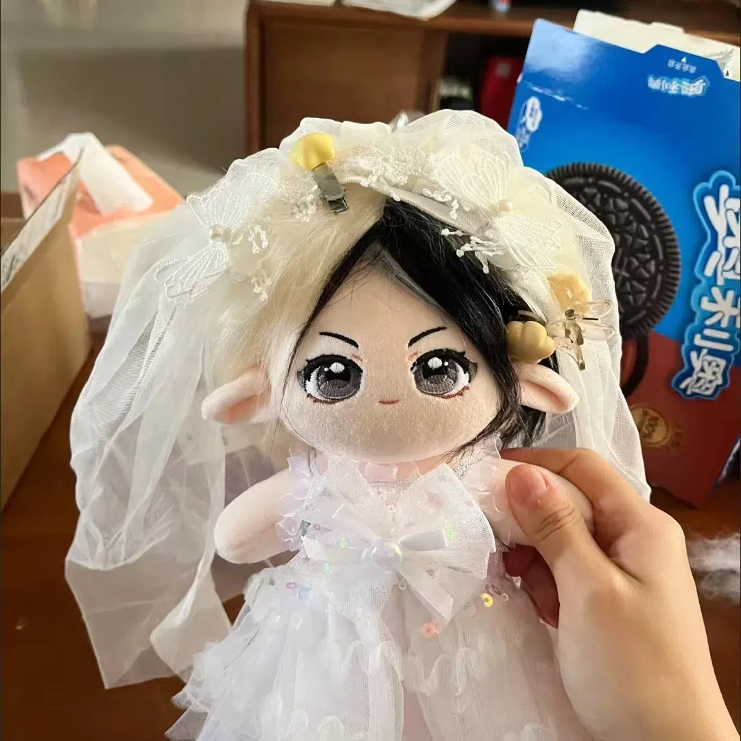 

Anime Yeloli Bai Guangying Kawaii Princess Cosplay Anime Figure Plush Dress-up Doll Toys Plushie Pillow Toys Gift for Children