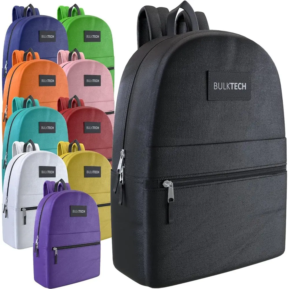 

Wholesale 17-Inch Lightweight Backpacks for Bulk Purchases - Ideal for School, Travel, and Gym Use
